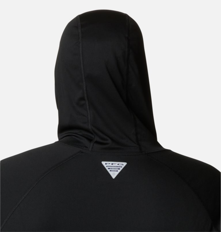 Men's Columbia PFG Terminal Tackle Hoodie Black | Plus Size CA-A41LC